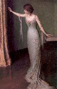 Perry, Lilla Calbot Lady in an Evening Dress Norge oil painting reproduction
